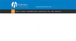 Desktop Screenshot of holmans.com.au