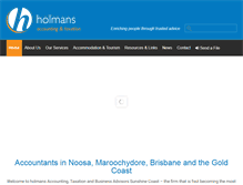 Tablet Screenshot of holmans.com.au